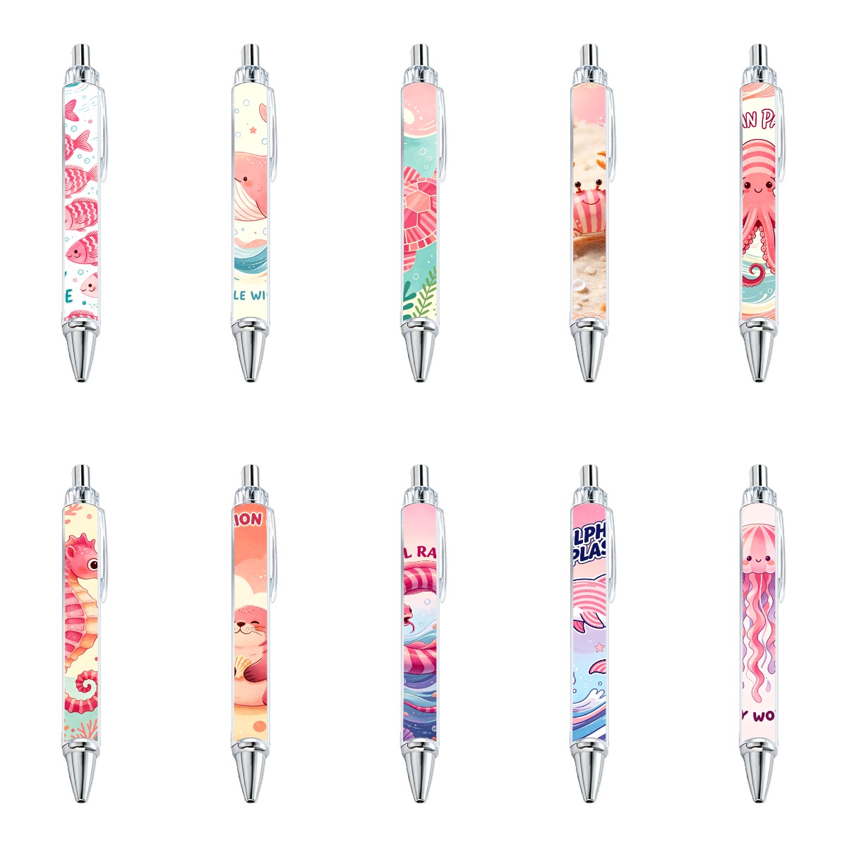 Oceanic Wonders Gel Pen - 10-Pack
