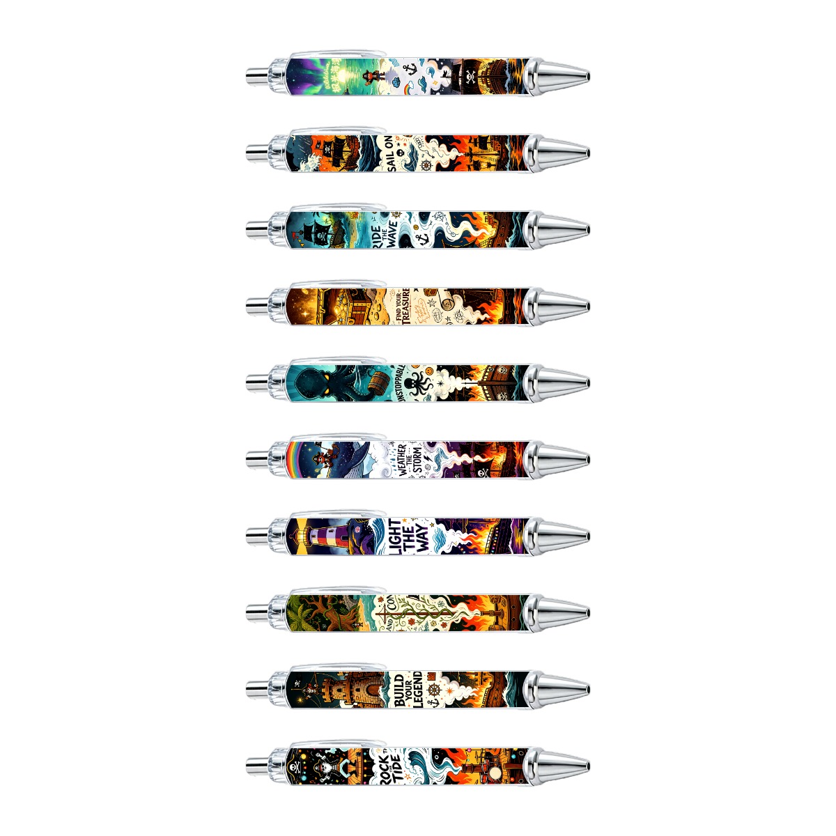 Pirate Adventure Mechanical Pencils - 10-Pack