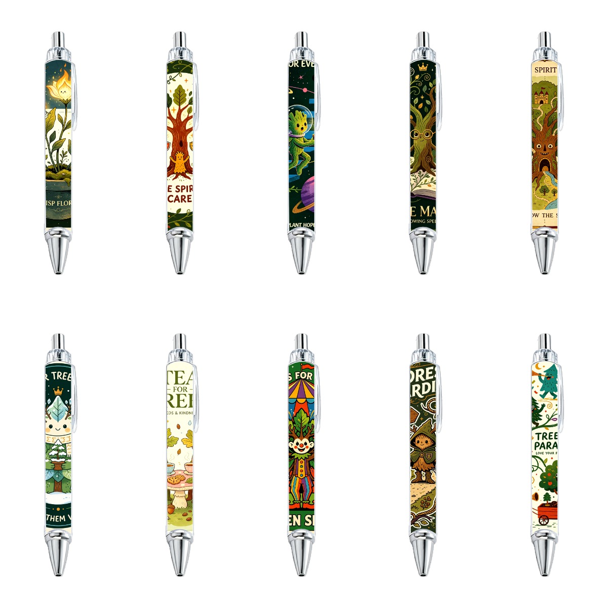 Enchanted Forest Gel Pens - 10-Pack