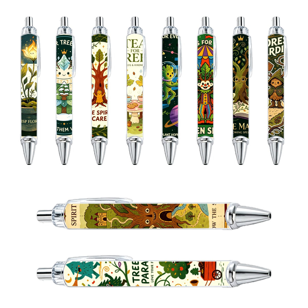 Enchanted Forest Gel Pens - 10-Pack