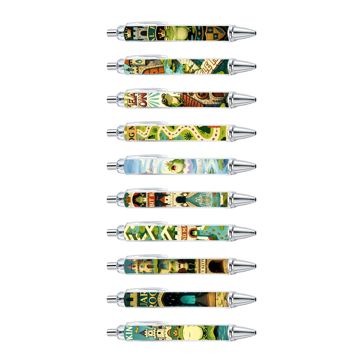 Frog Prince Gel Pens - 10-Pack