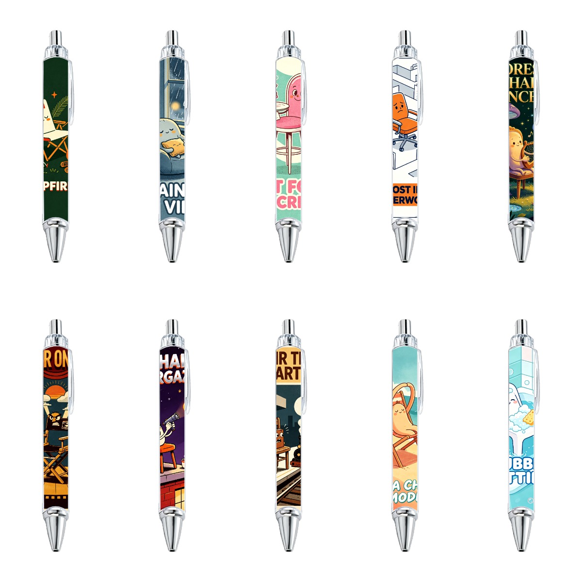 Cartoon Gel Pens