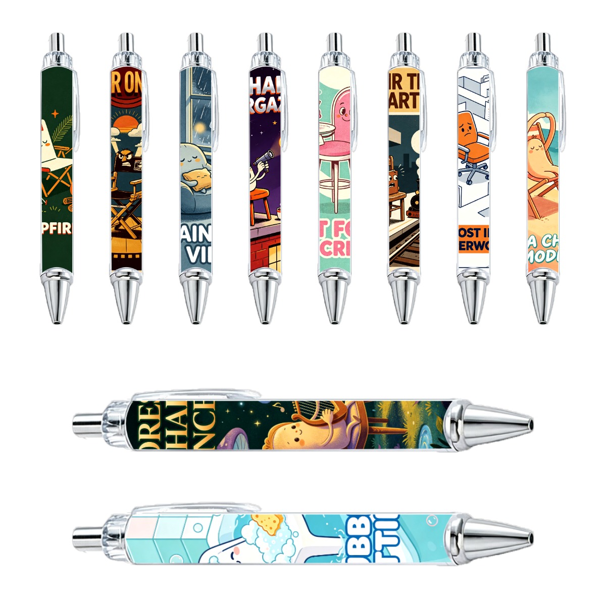 Cartoon Gel Pens