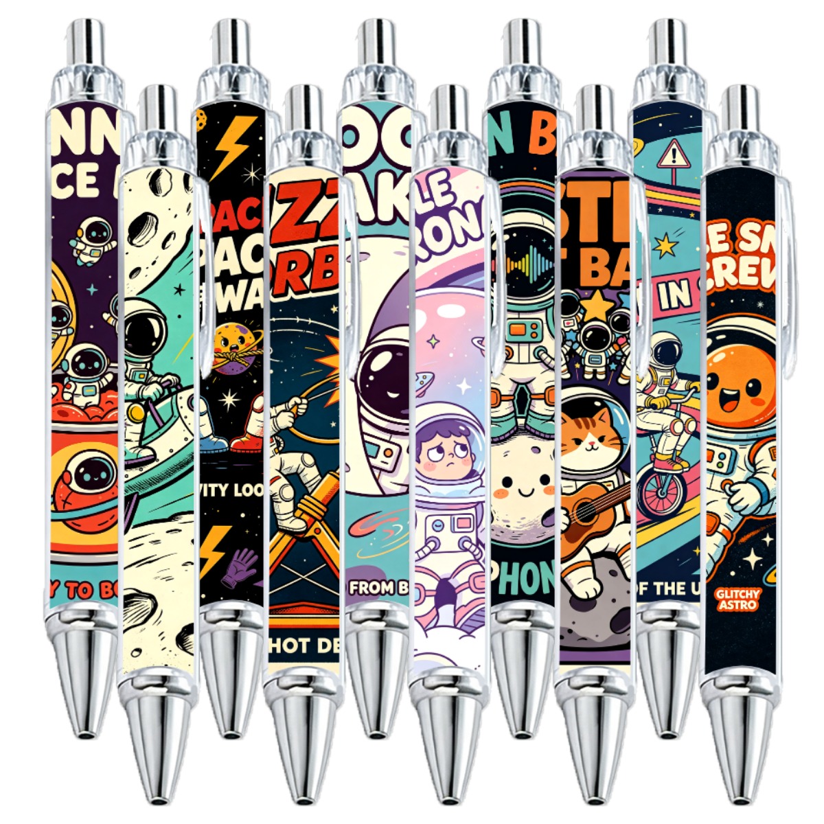 Cosmic Explorer Gel Pens - 10-Pack
