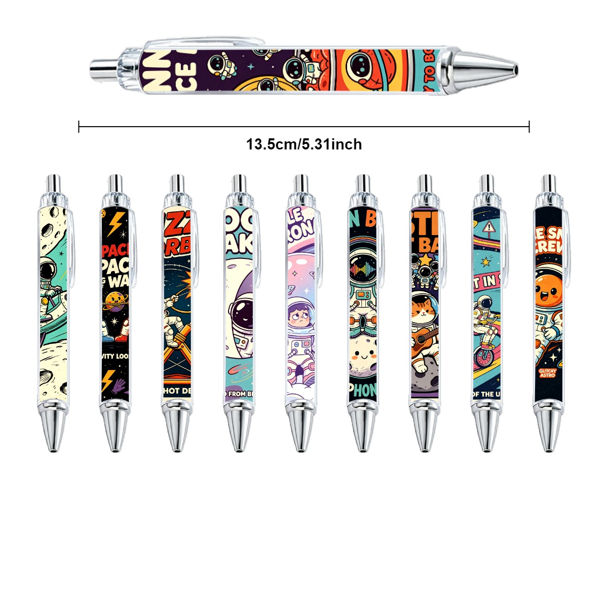 Cosmic Explorer Gel Pens - 10-Pack