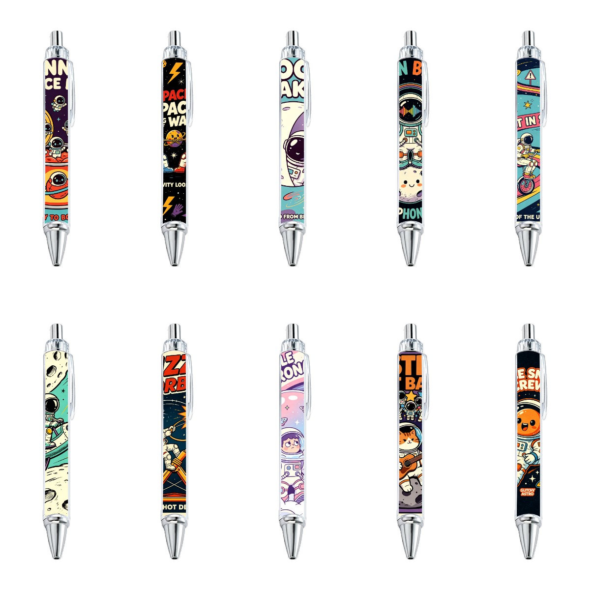 Cosmic Explorer Gel Pens - 10-Pack