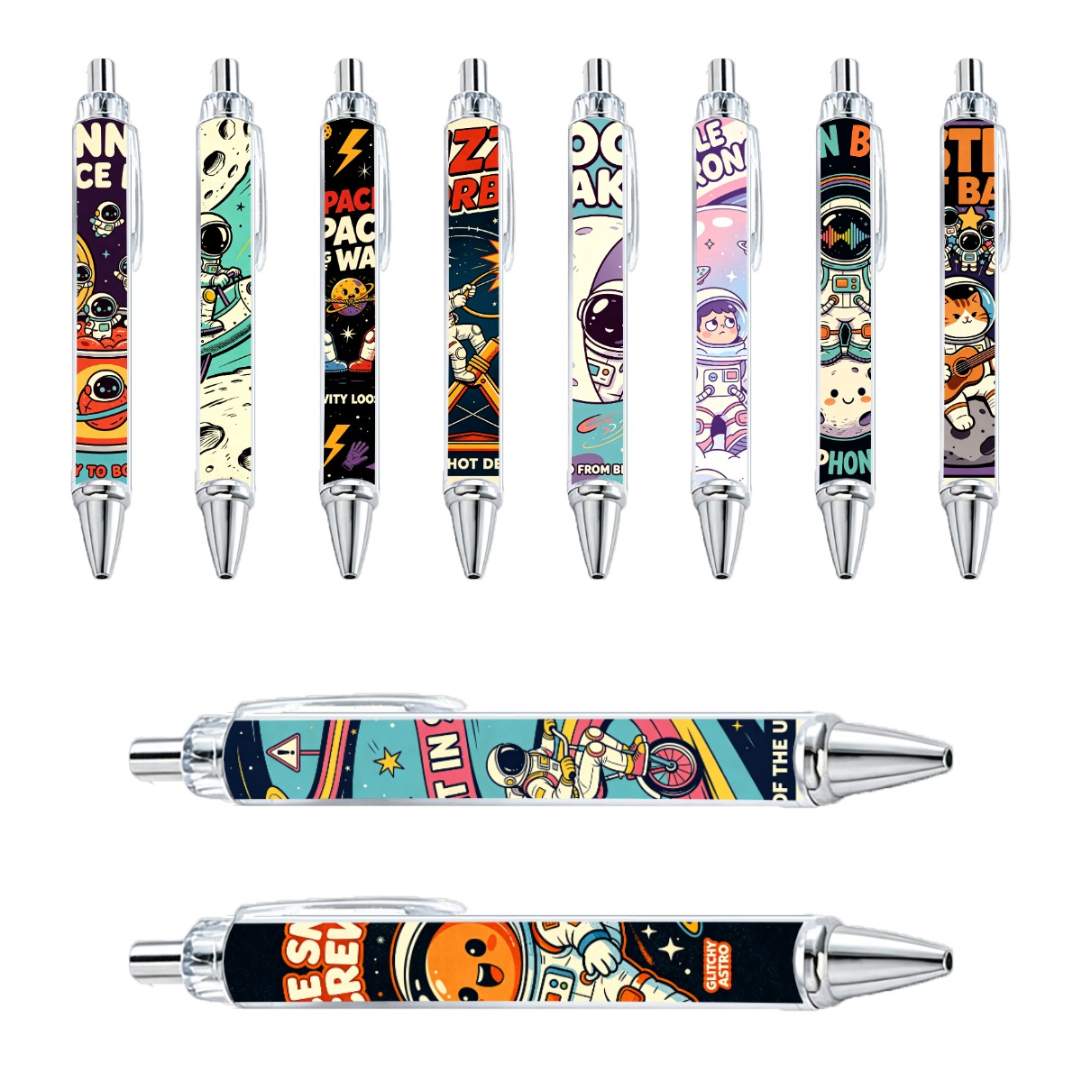 Cosmic Explorer Gel Pens - 10-Pack