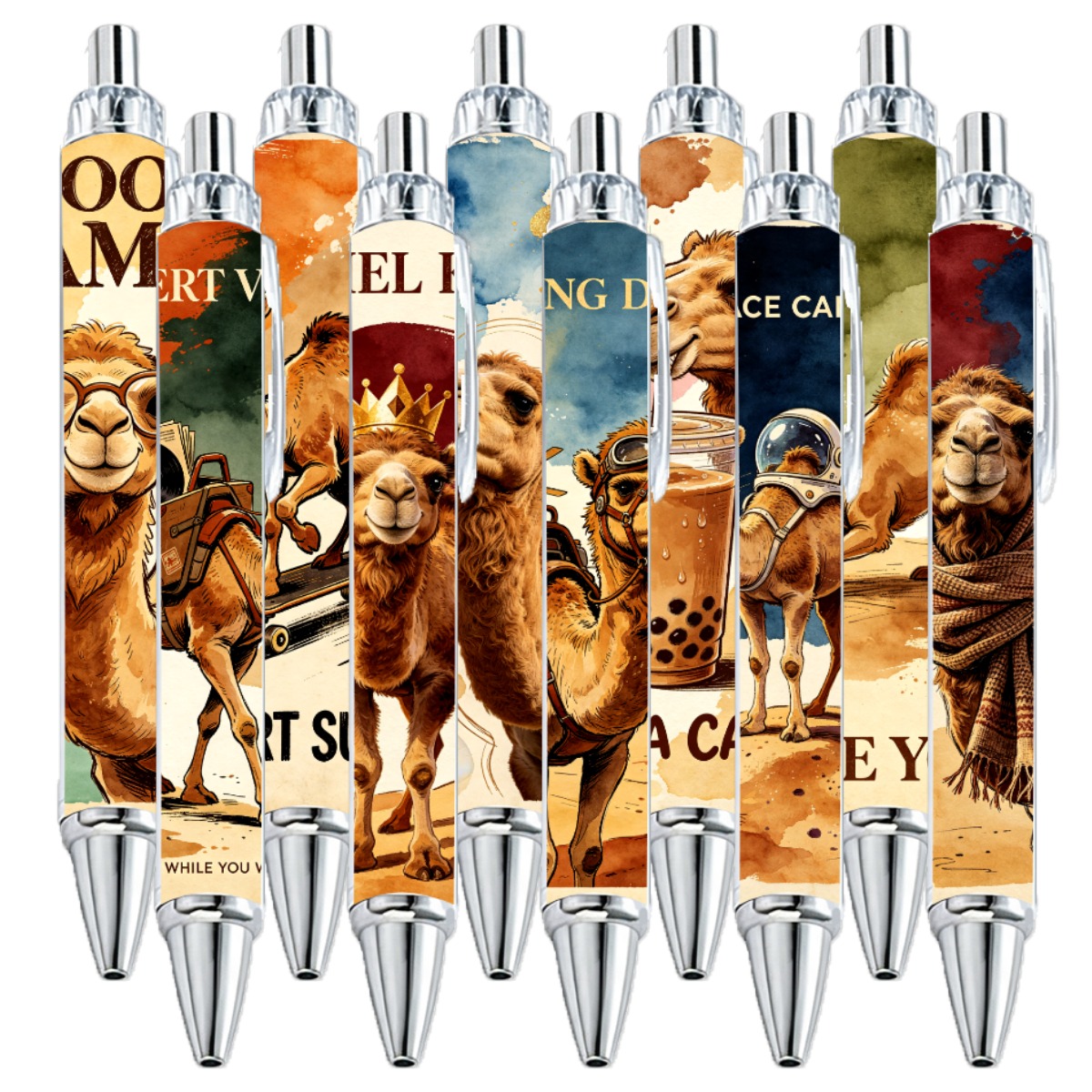 Camel Desert Gel Pens - 10-Pack