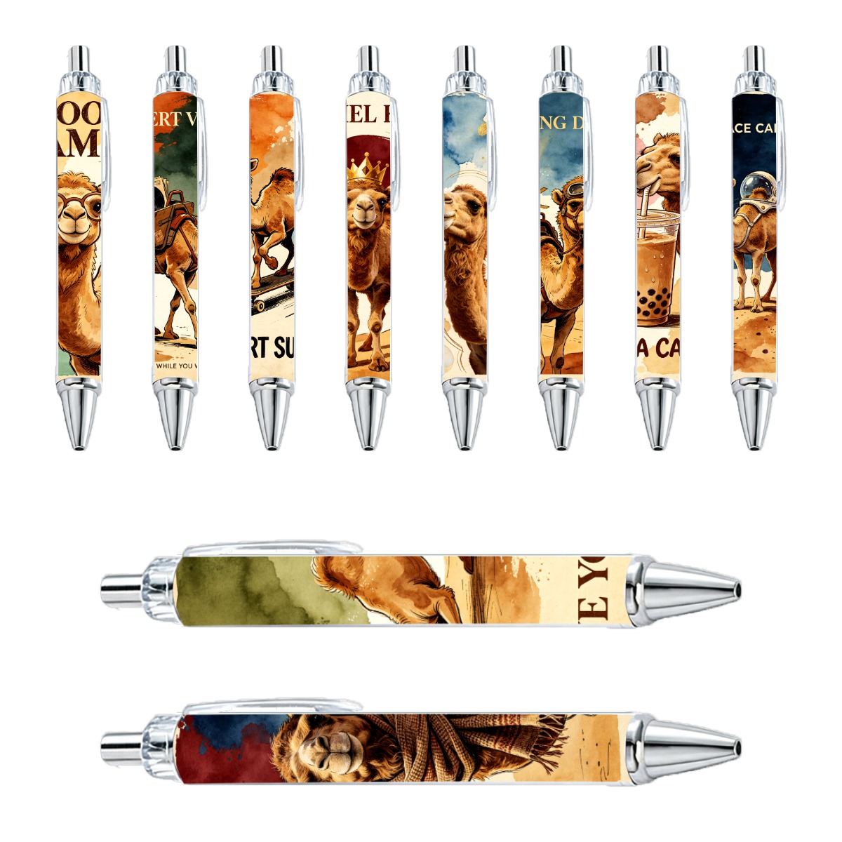 Camel Desert Gel Pens - 10-Pack