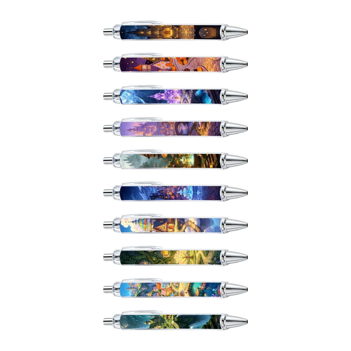 Enchanted Fairyland Town Pens - 10-Piece Set