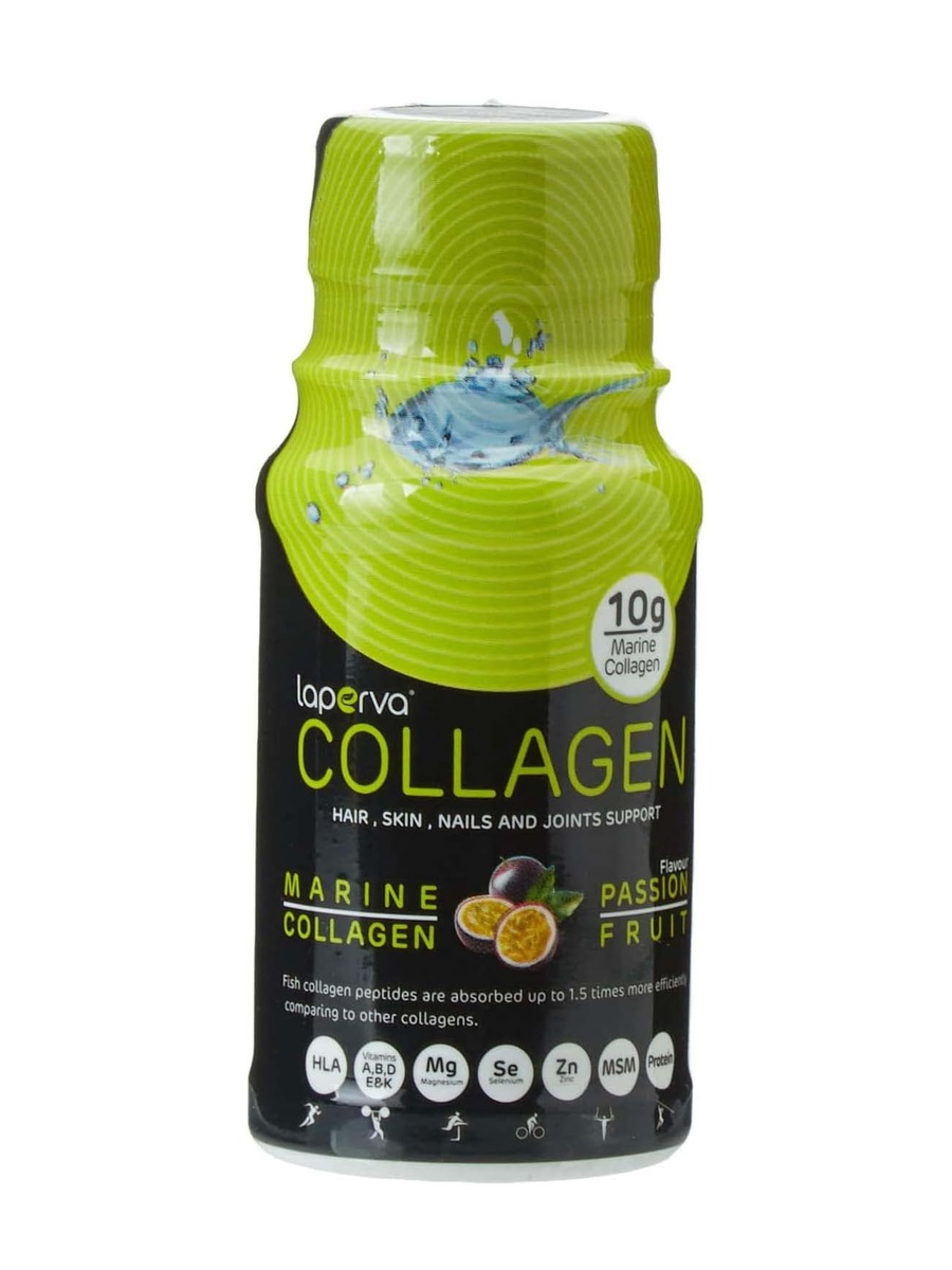Marine Collagen | Passion Fruit, 10g | Joint Support, Brightens & Smoothen Skin Tone | 12 Shots