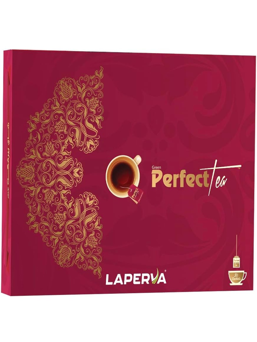 Laperva Perfect Slimming Tea | 30 Sachets | Reduce Appetite, Increase Carbohydrate Metabolism | Stimulates Metabolism & Weight Loss | Antioxidant-Rich | Free from Artificial Additives 2g (30 Servings)