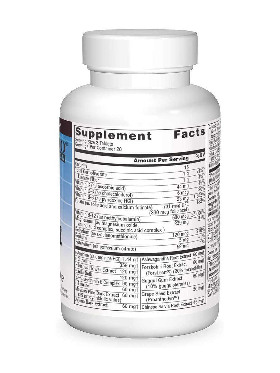 Blood Pressure Response | 60 Tablets | Blood Pressure Support | 20 Servings