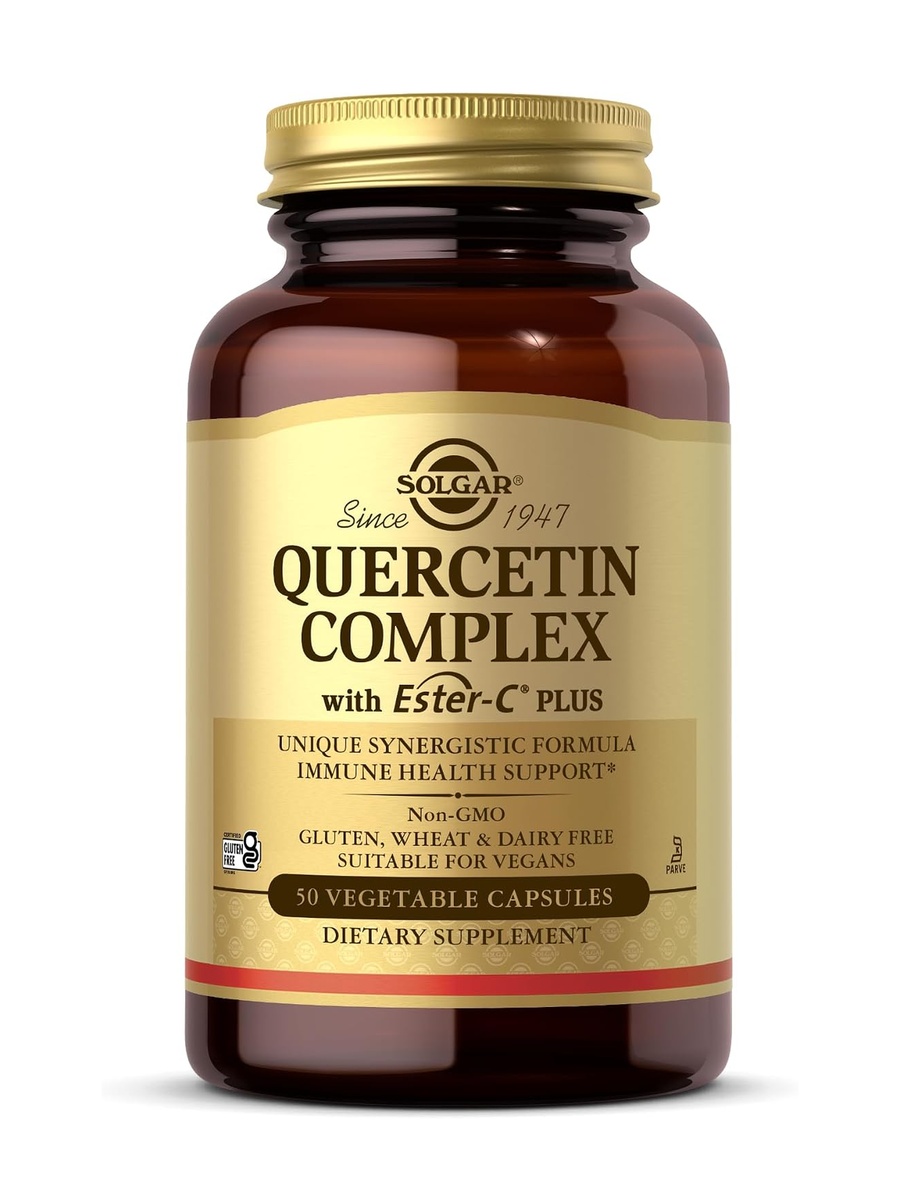 Quercetin Complex Vegetable Capsules | Natural Seasonal Support | 50 Capsules