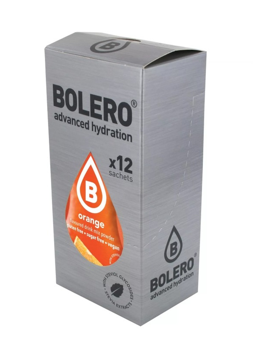 Advanced Hydration Drink Mix | Orange Flavour | Sugar-Free & Gluten-Free | Vegan Instant Beverage Powder | 12 Sticks | Makes up to 6 Litres