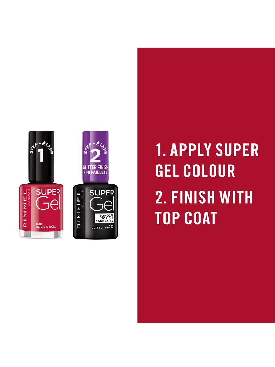 Super Gel Nail Polish - 042 - Madame Web Rock N Roll, 12Ml