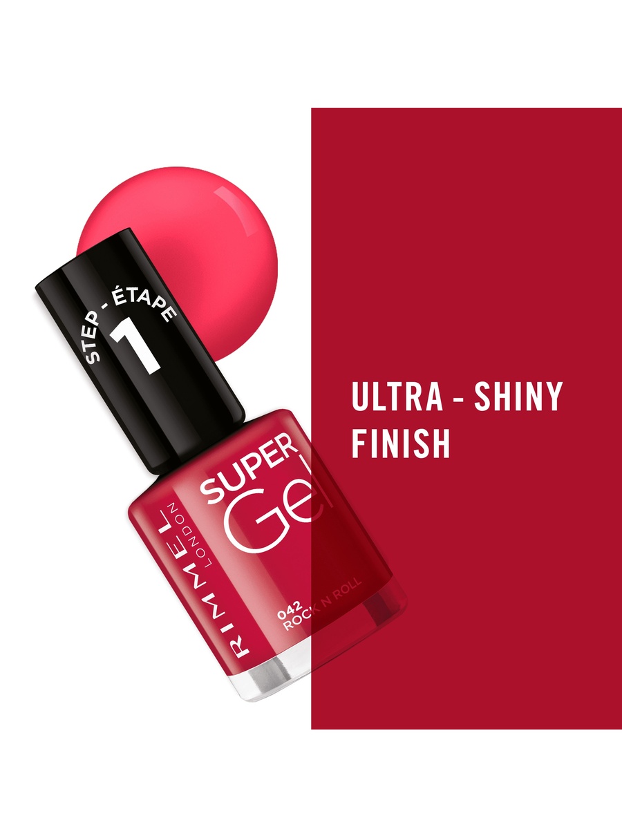 Super Gel Nail Polish - 042 - Madame Web Rock N Roll, 12Ml