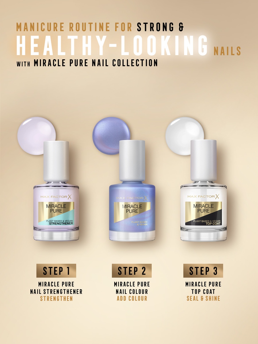 Miracle Pure Nail Polish, Healing Crystal Collection, Bold Jasper, 12Ml