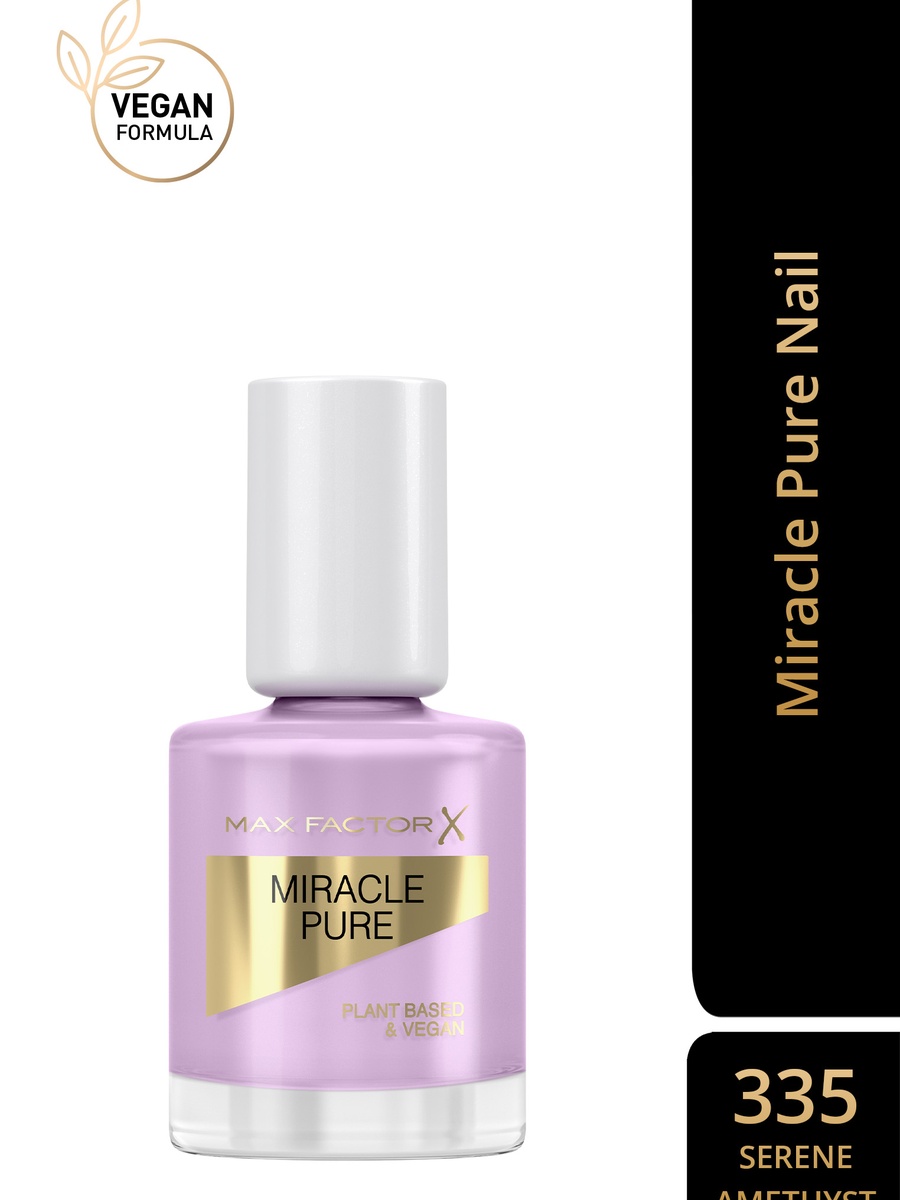 Miracle Pure Nail Polish, Healing Crystal Collection, Serene Amethyst, 12Ml