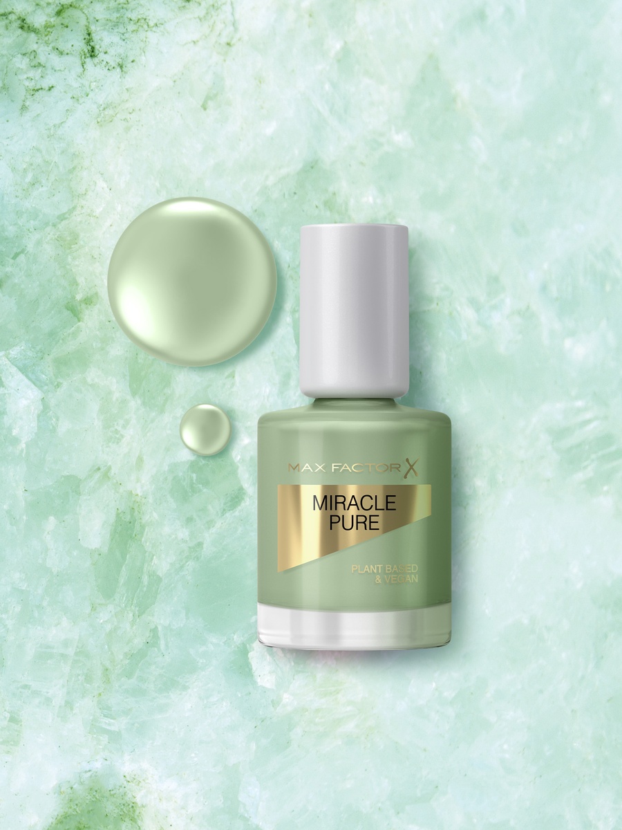 Miracle Pure Nail Polish, Healing Crystal Collection, Lucky Jade, 12Ml