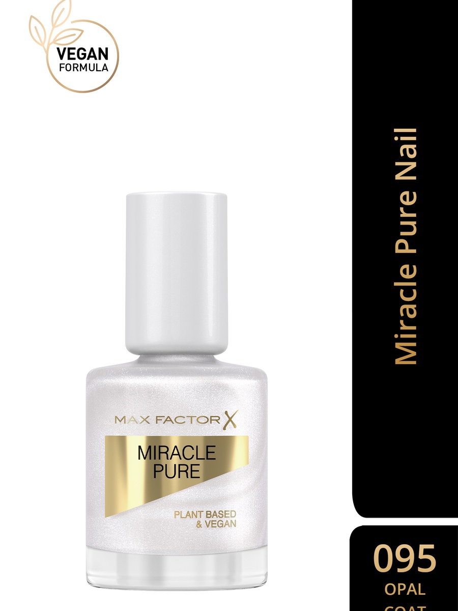Miracle Pure Nail Polish, Healing Crystal Collection, Opal Coat, 12Ml