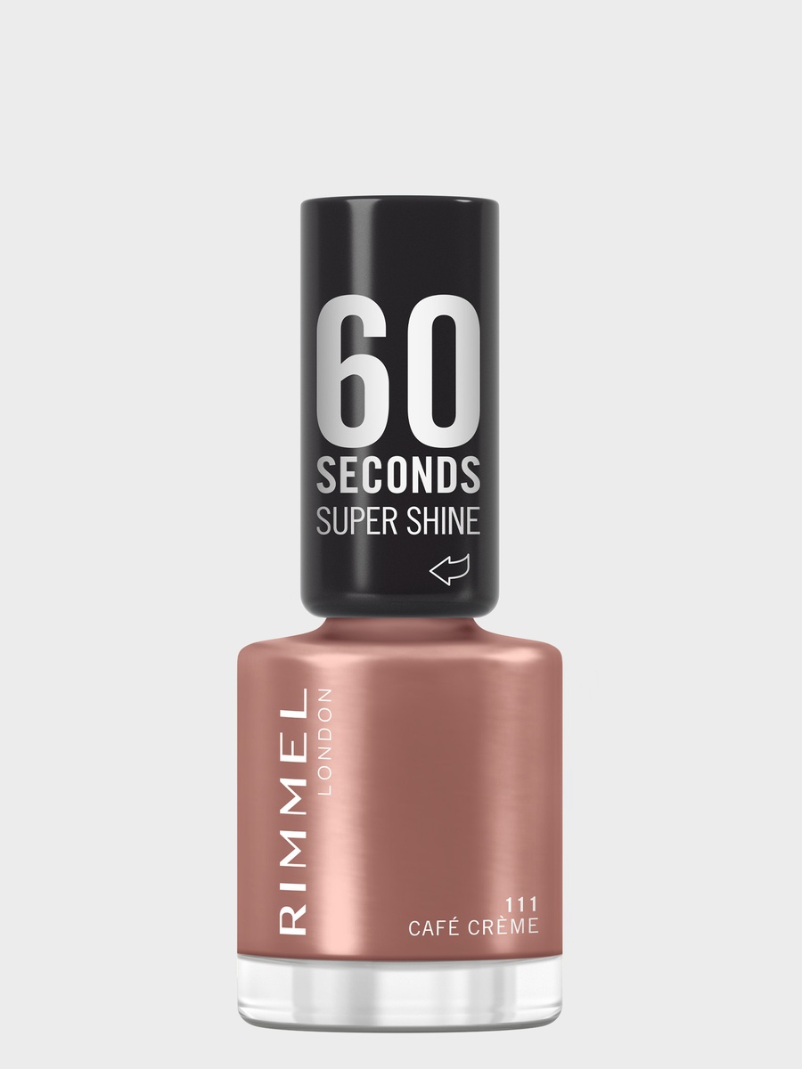 60 Seconds Super Shine Nail Polish - 111 - Cafe Creme, 8Ml