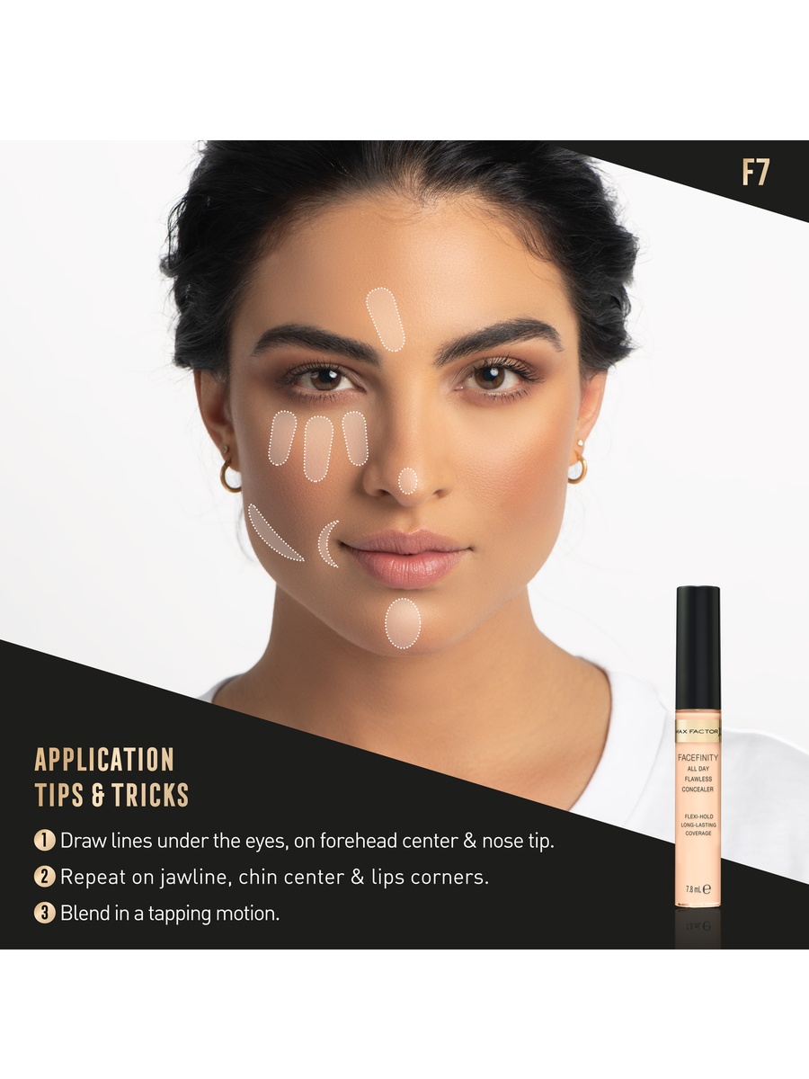 Pro Concealer Brush By Mashael Ajeel - F7