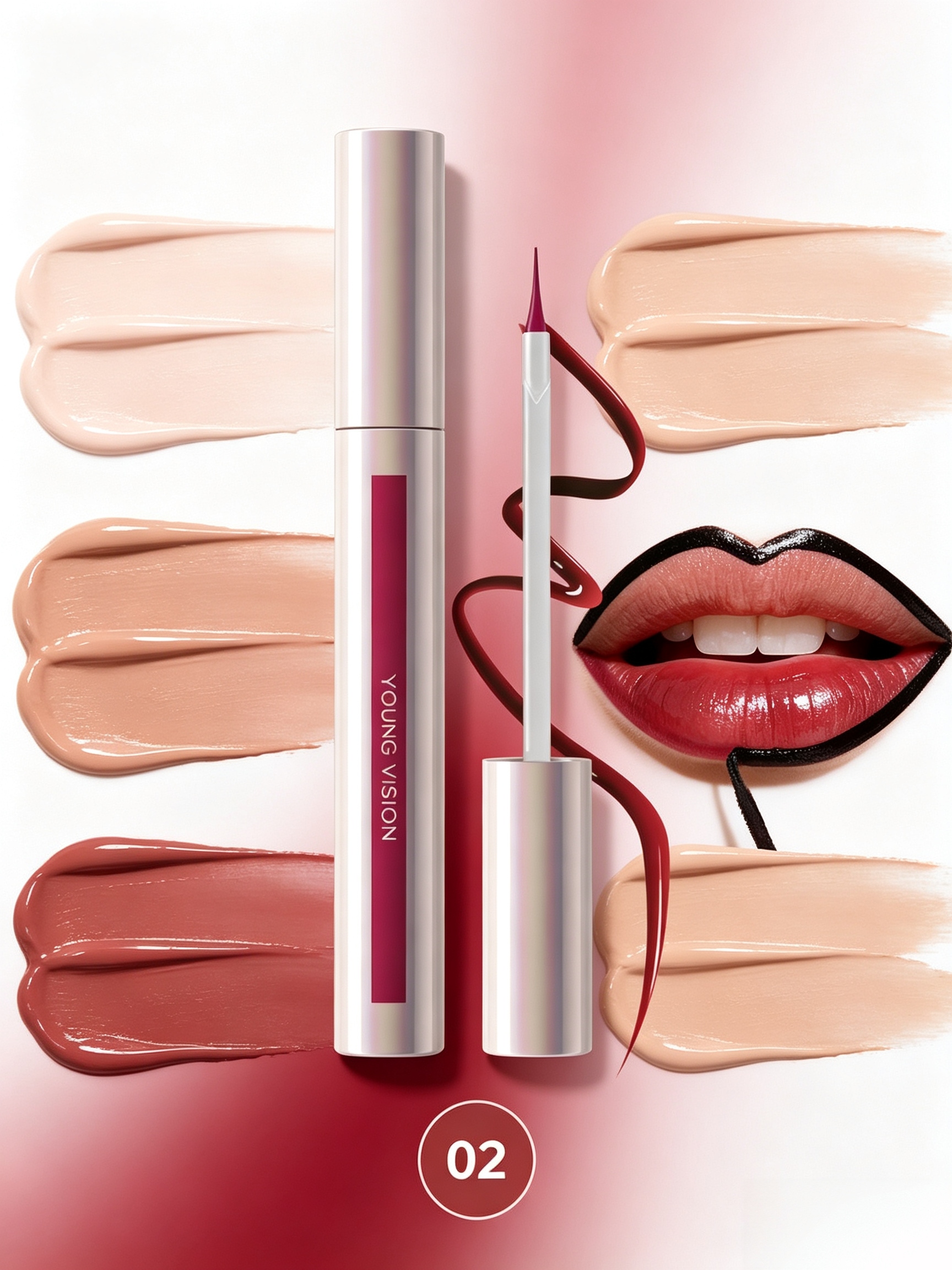 Peel Off Lip Liner Tattoo