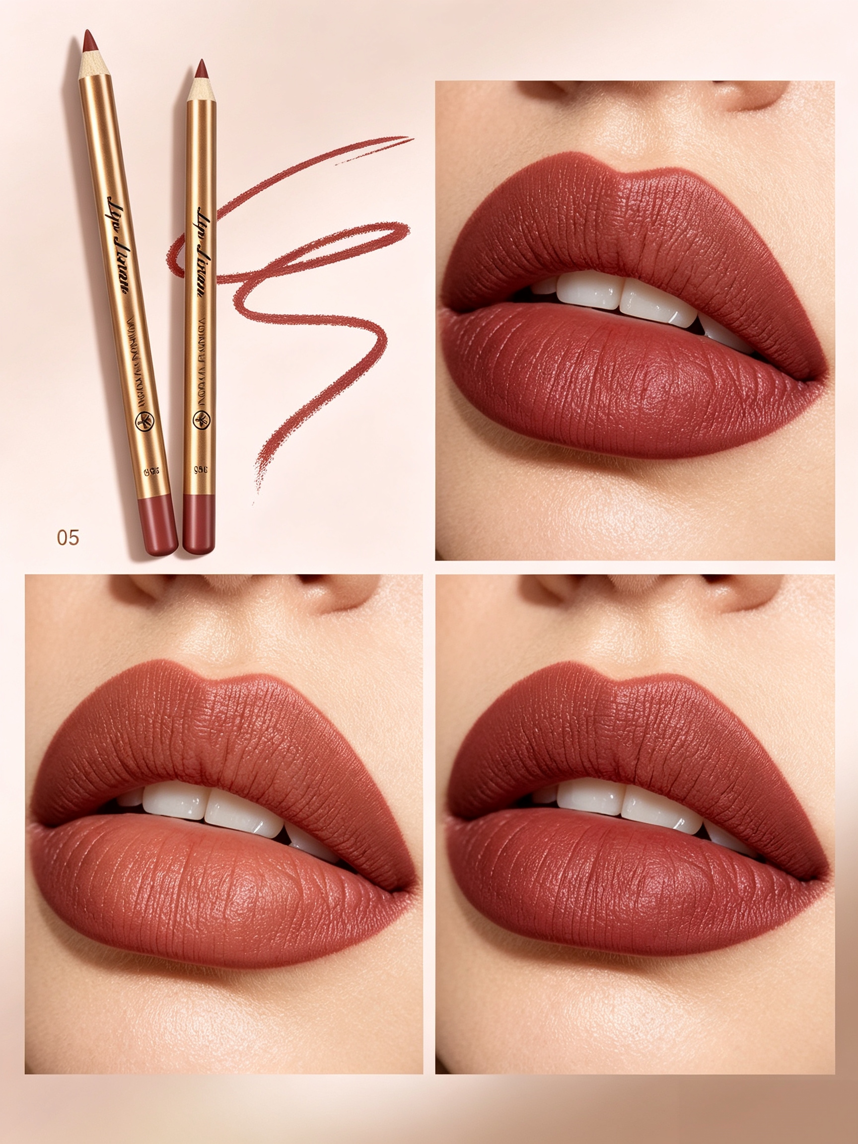 Velvet Matte Defining Lip Liner Pencil Set