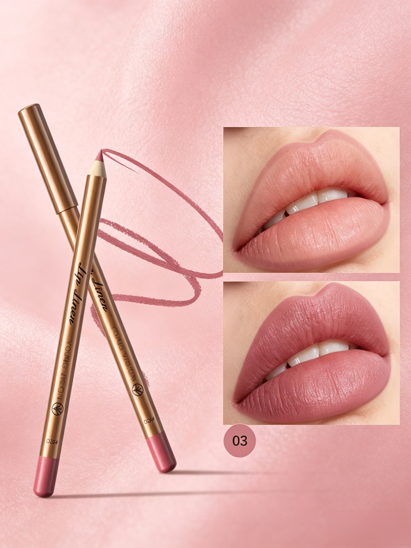 Lip Liner and Matte Lip Lipstick