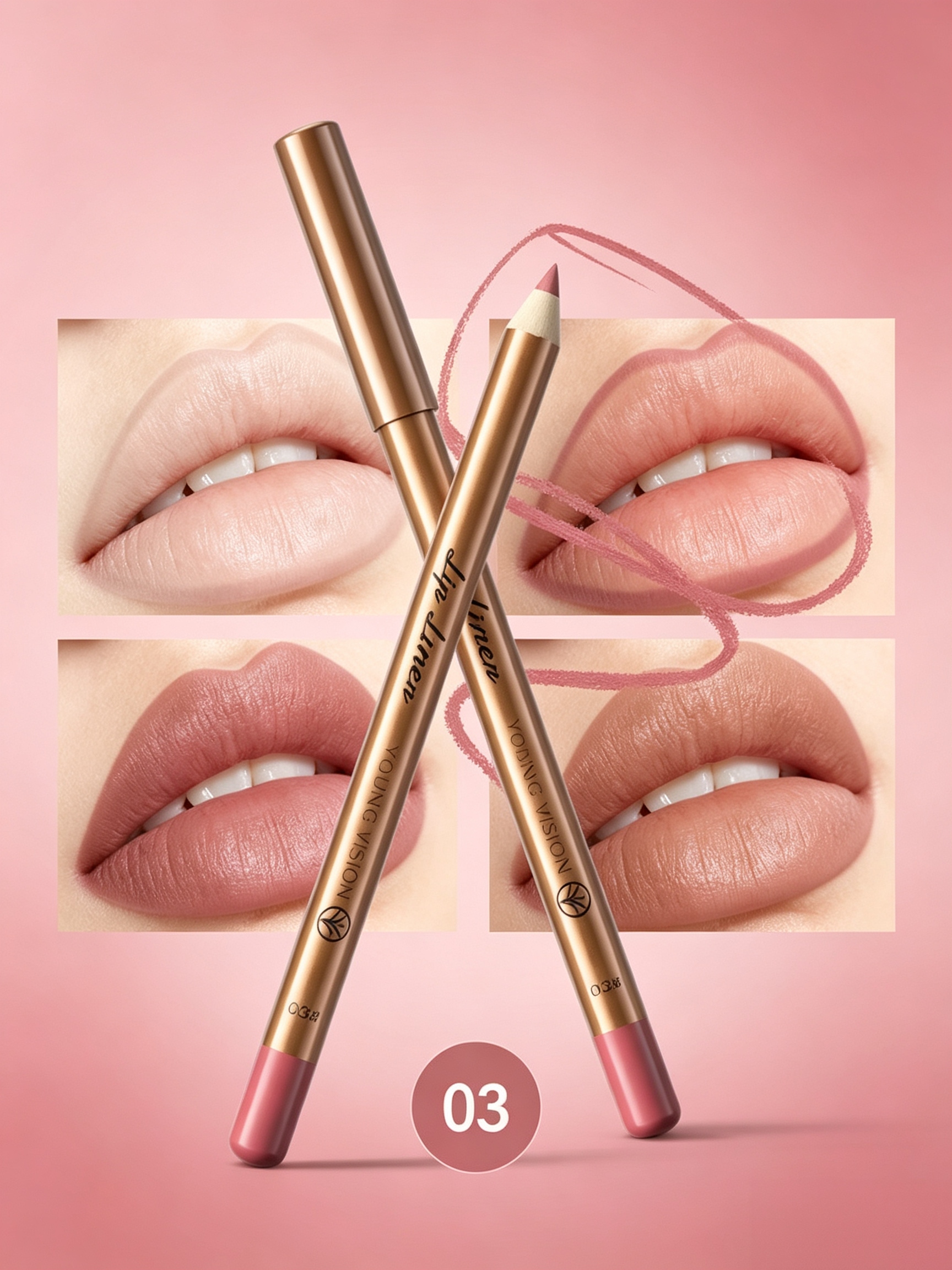 Lip Liner and Matte Lip Lipstick