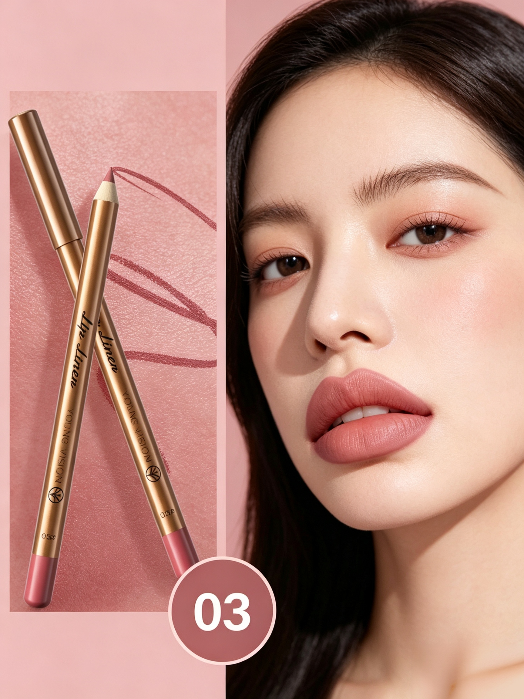 Lip Liner and Matte Lip Lipstick