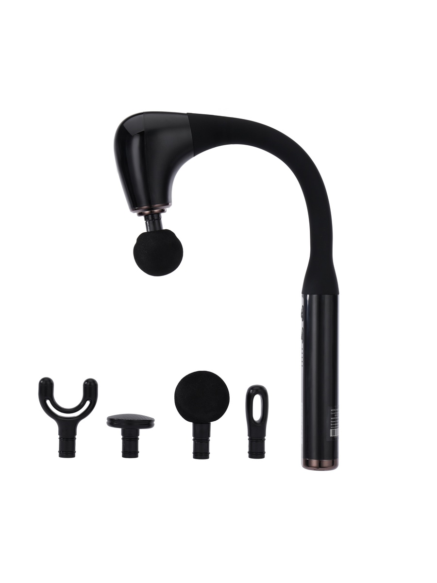 Curved Long Handle Massage Gun with 5 Speed Settings - GM86093UK