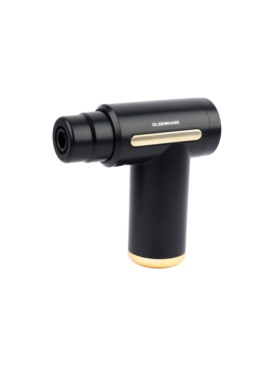 Rechargeable Massager with 4 Heads, 6 Speed Settings - OMM4122
