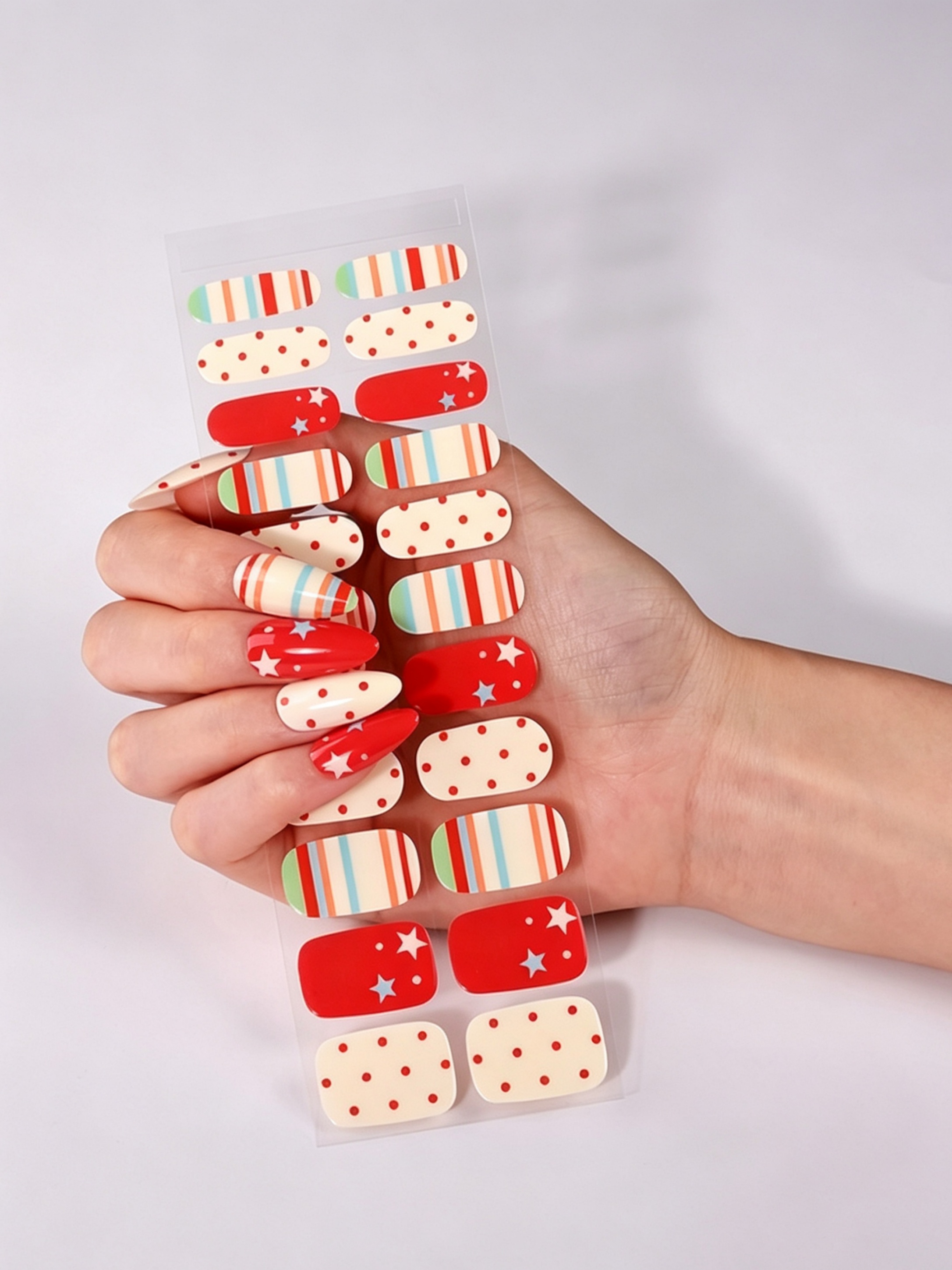 Multi-Pattern Gel Nail Wraps