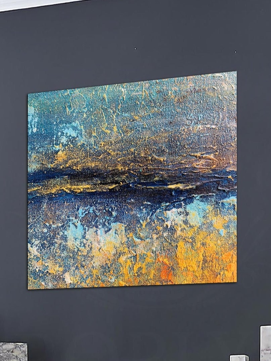 لوحة جدارية لرسم تجريدي، 50 سم × 50 سم
