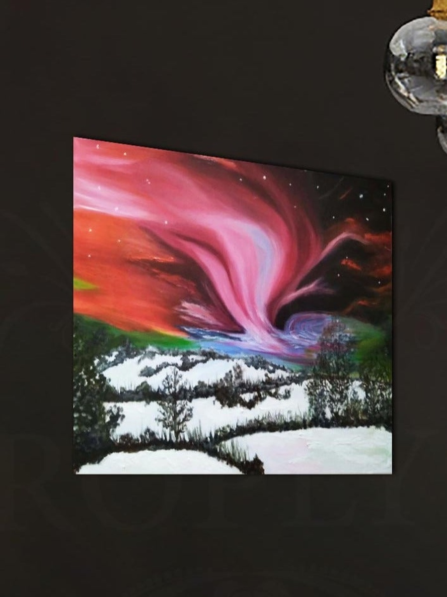 Multicolor Abstract Painting Decorative Wall Art, 30cm x 30cm