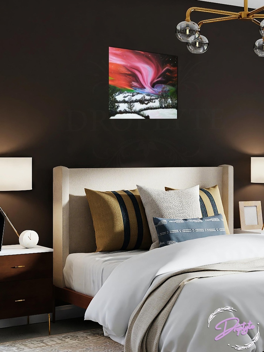 Multicolor Abstract Painting Decorative Wall Art, 30cm x 30cm