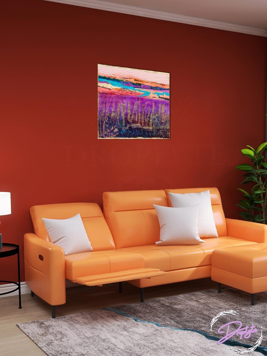 Abstract Painting Canvas Wall Art, 50cm x 50cm