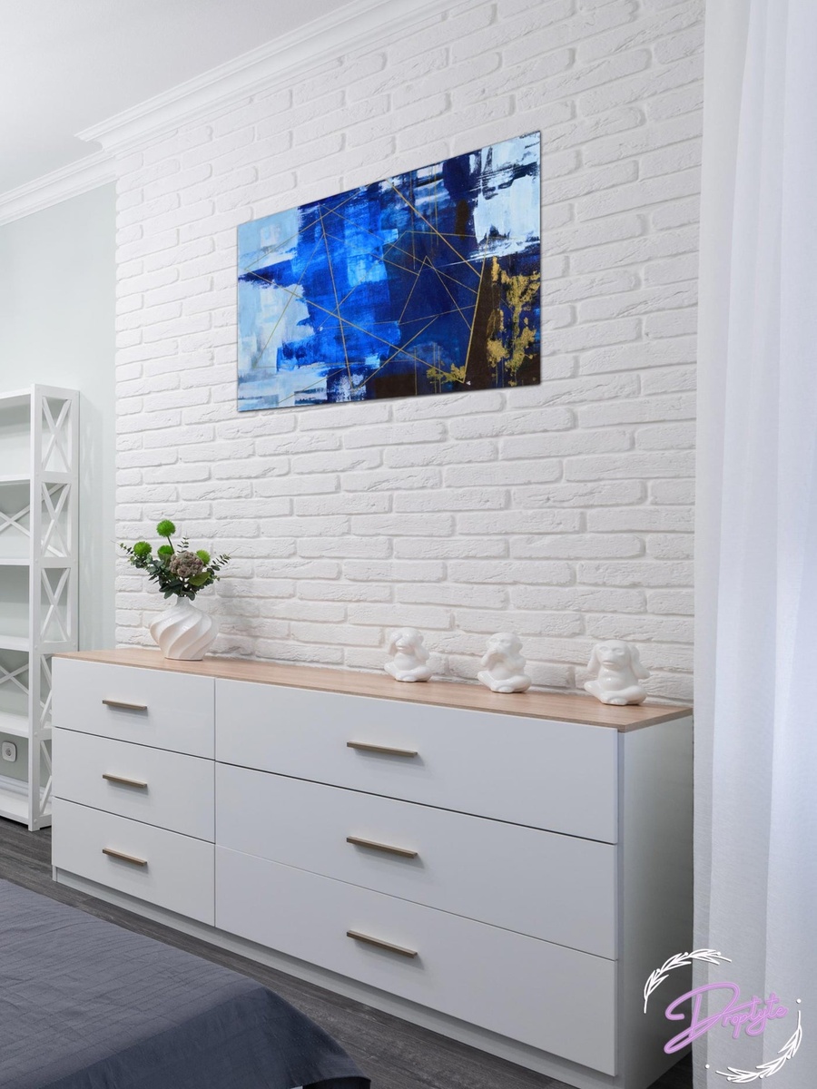 Multicolor Abstract Painting Decorative Wall Art, 60cm x 40cm