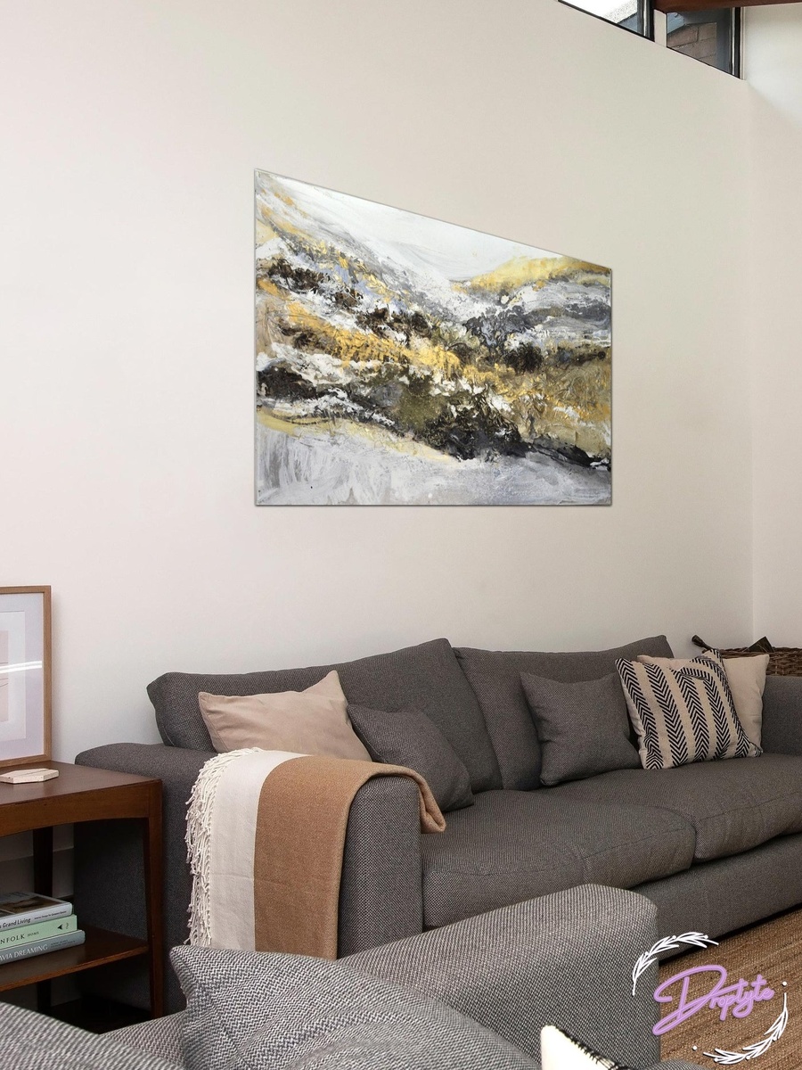 Multicolor Abstract Painting Decorative Wall Art, 60cm x 40cm