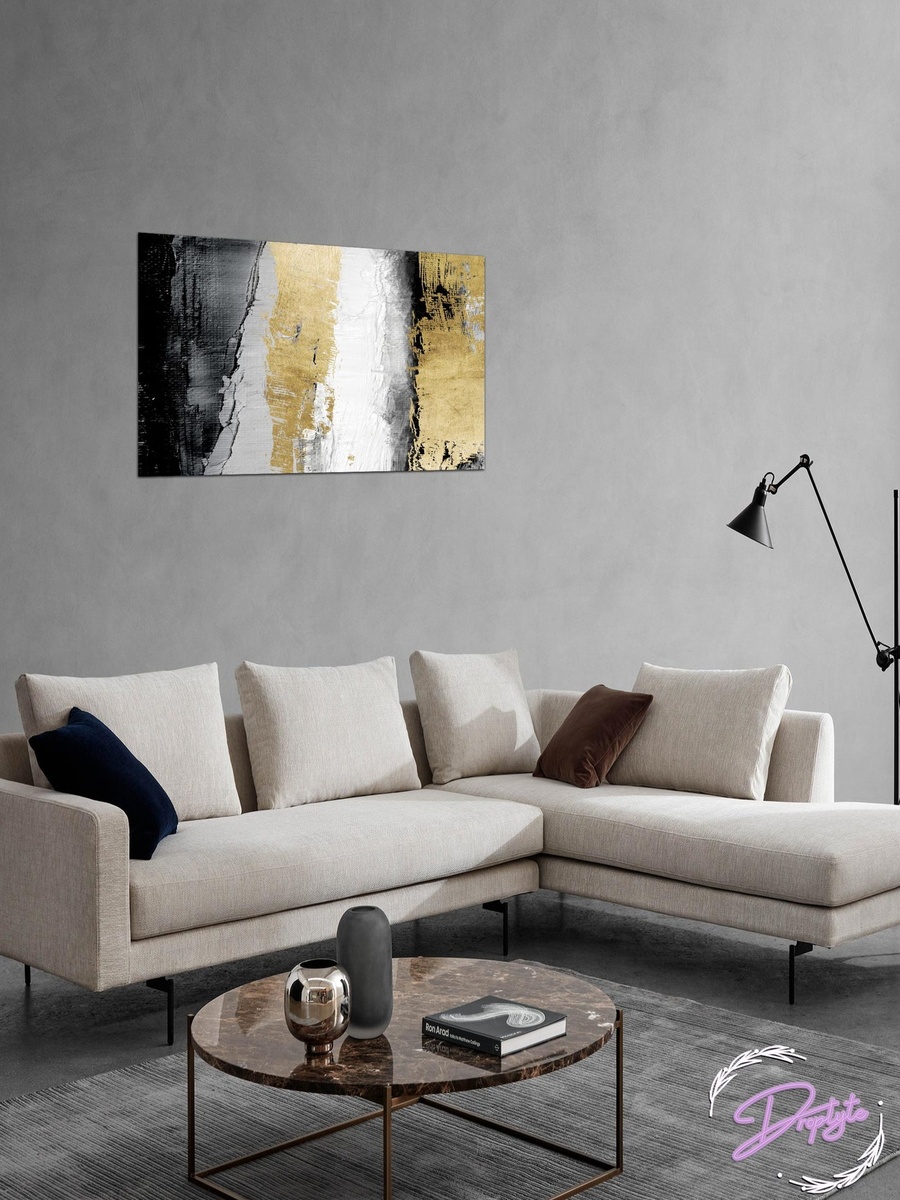 Multicolor Abstract Painting Decorative Wall Art, 60cm x 40cm