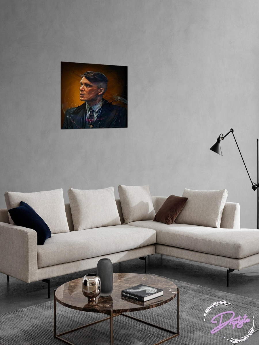 Thomas Shelby Peaky Blinders Decorative Wall Art, 30cm x 30cm