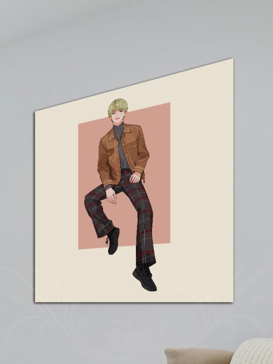 BTS Smart Guy Decorative Wall Art, 30cm x 30cm