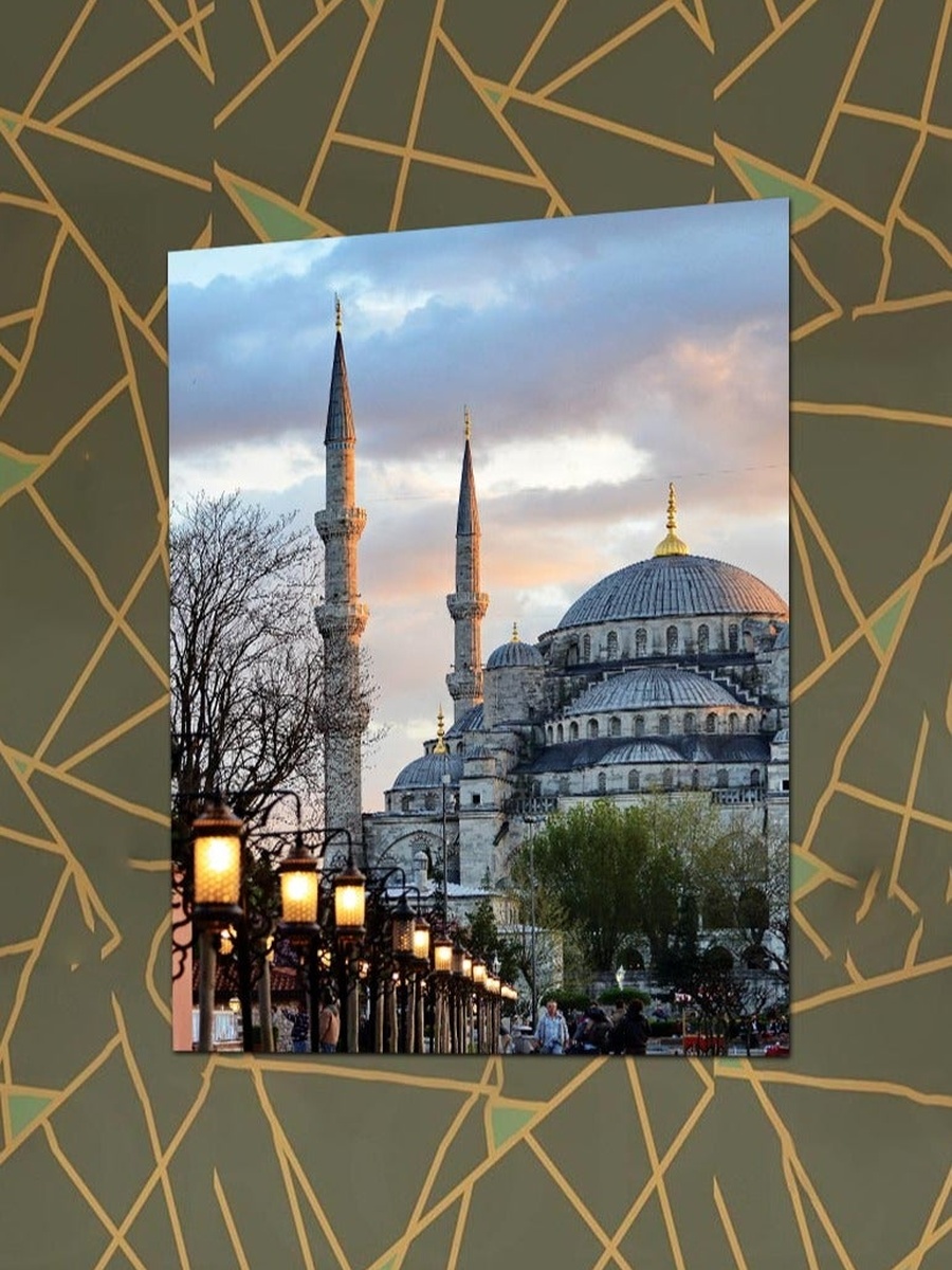 Beautiful Masjid Islamic Wall Art 30cm x 40cm
