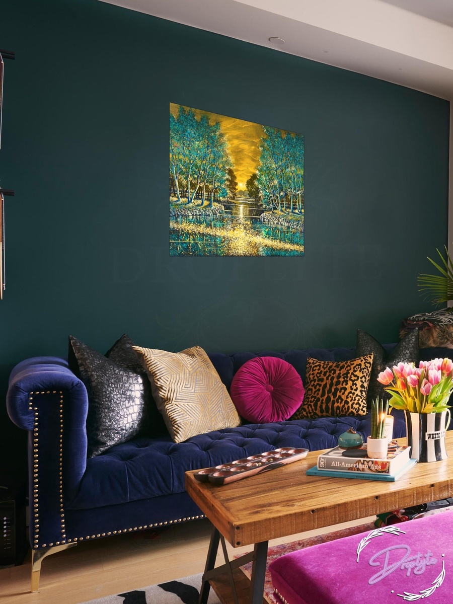 Abstract Painting Canvas Wall Art, 50cm x 50cm