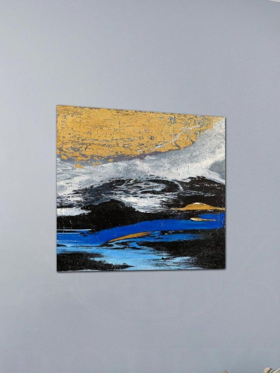 Abstract Painting Canvas Wall Art, 50cm x 50cm