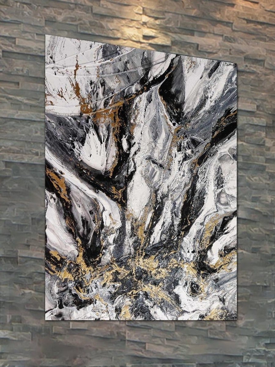 Multicolor Abstract Painting Decorative Wall Art, 40cm x 60cm