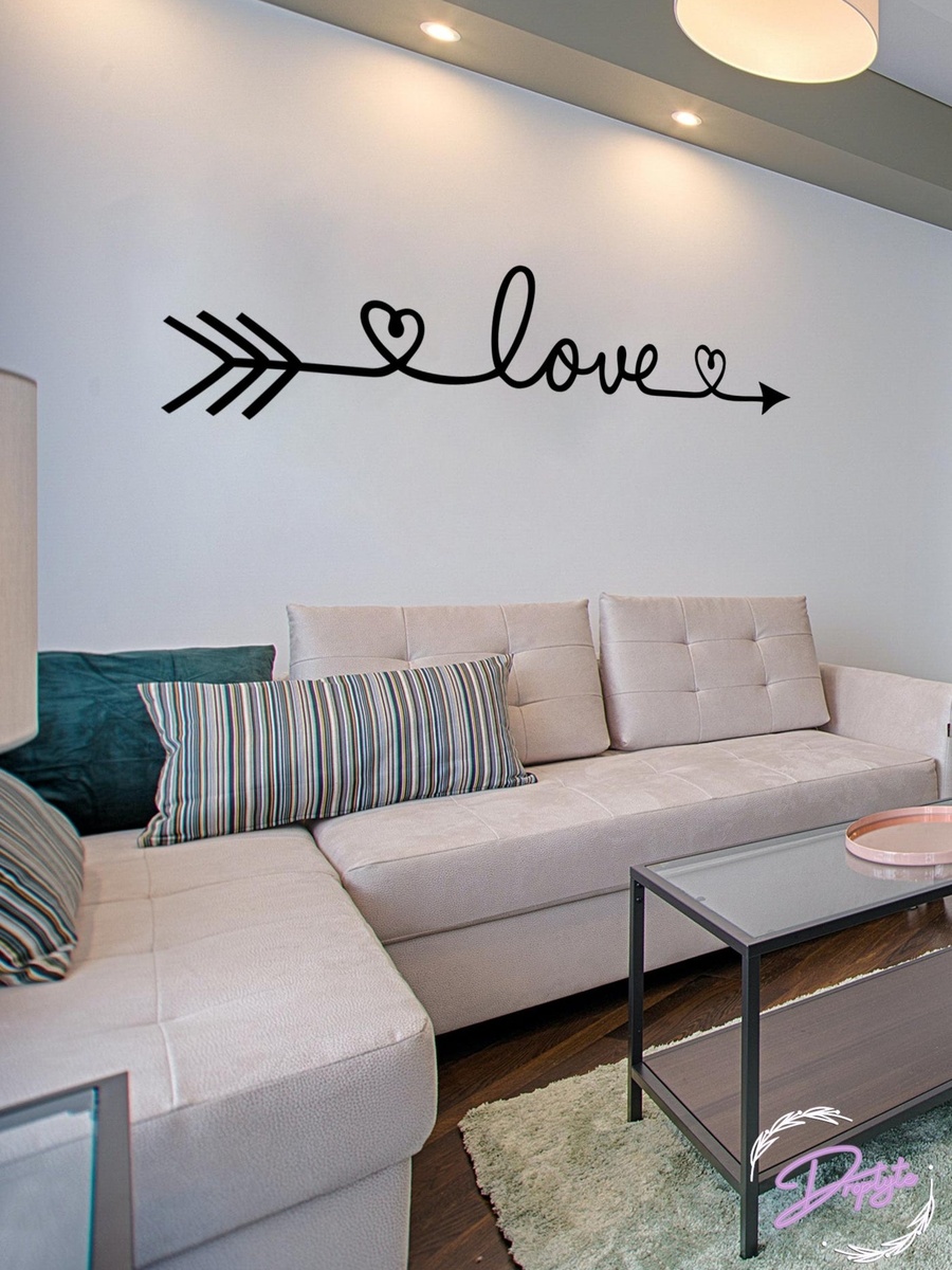 Love Arrow Wall Stickers