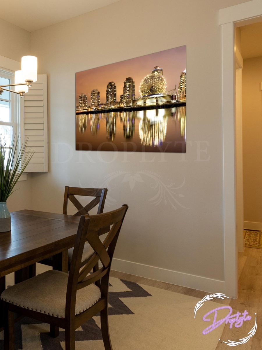 Beautiful Buildings Wall Art Canvas with Wooden Frame, 40cm x 30cm